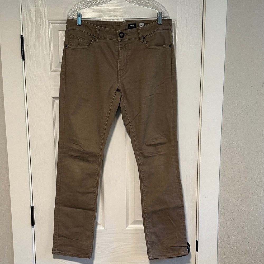 Men's Tan Volcom Jeans